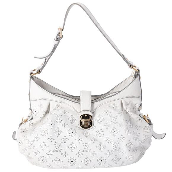 Louis Vuitton XS Monogram Mahina Shoulder Bag M95661 Blanc White Leather - Picture 1 of 8